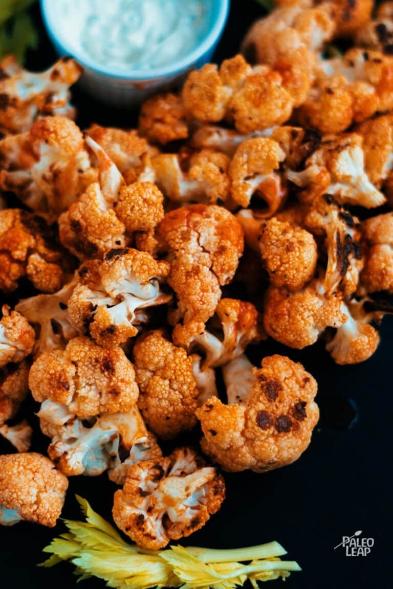 Roasted Buffalo Cauliflower Recipe Paleo Leap