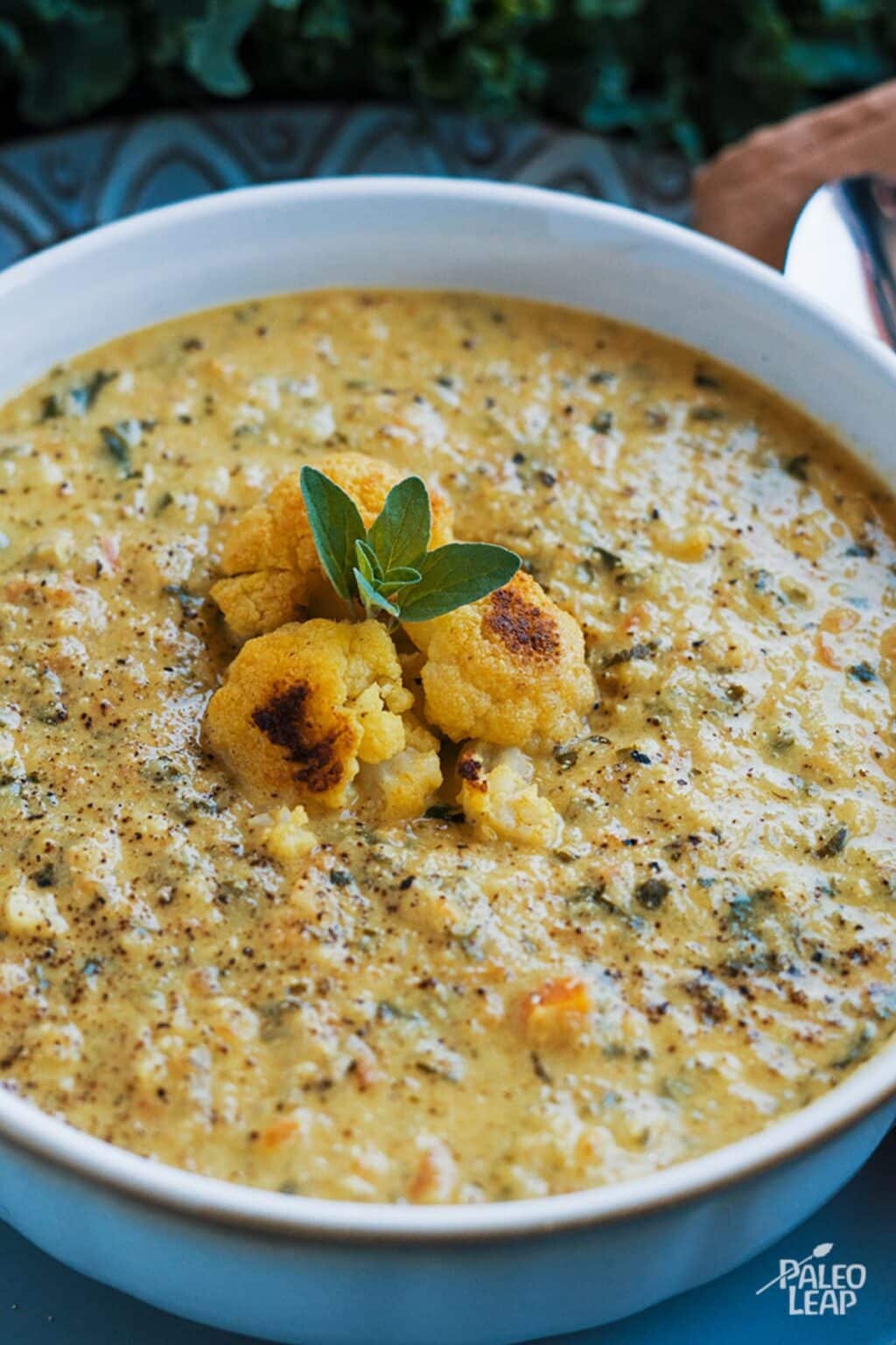 Curried Cauliflower And Kale Soup Recipe Paleo Leap