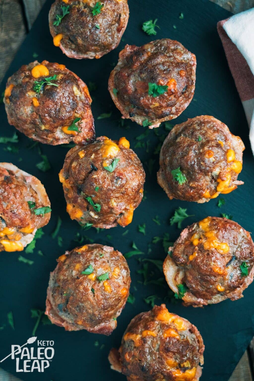 Keto Mini Cheeseburger Meatloaves Recipe Paleo Leap