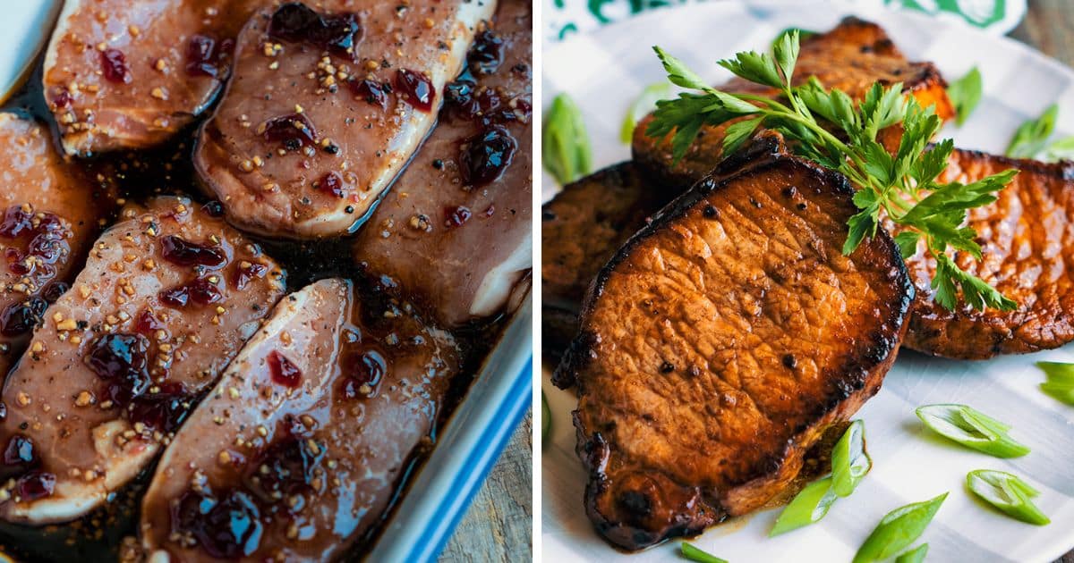 Blueberry Glazed Pork Chops Recipe Paleo Leap