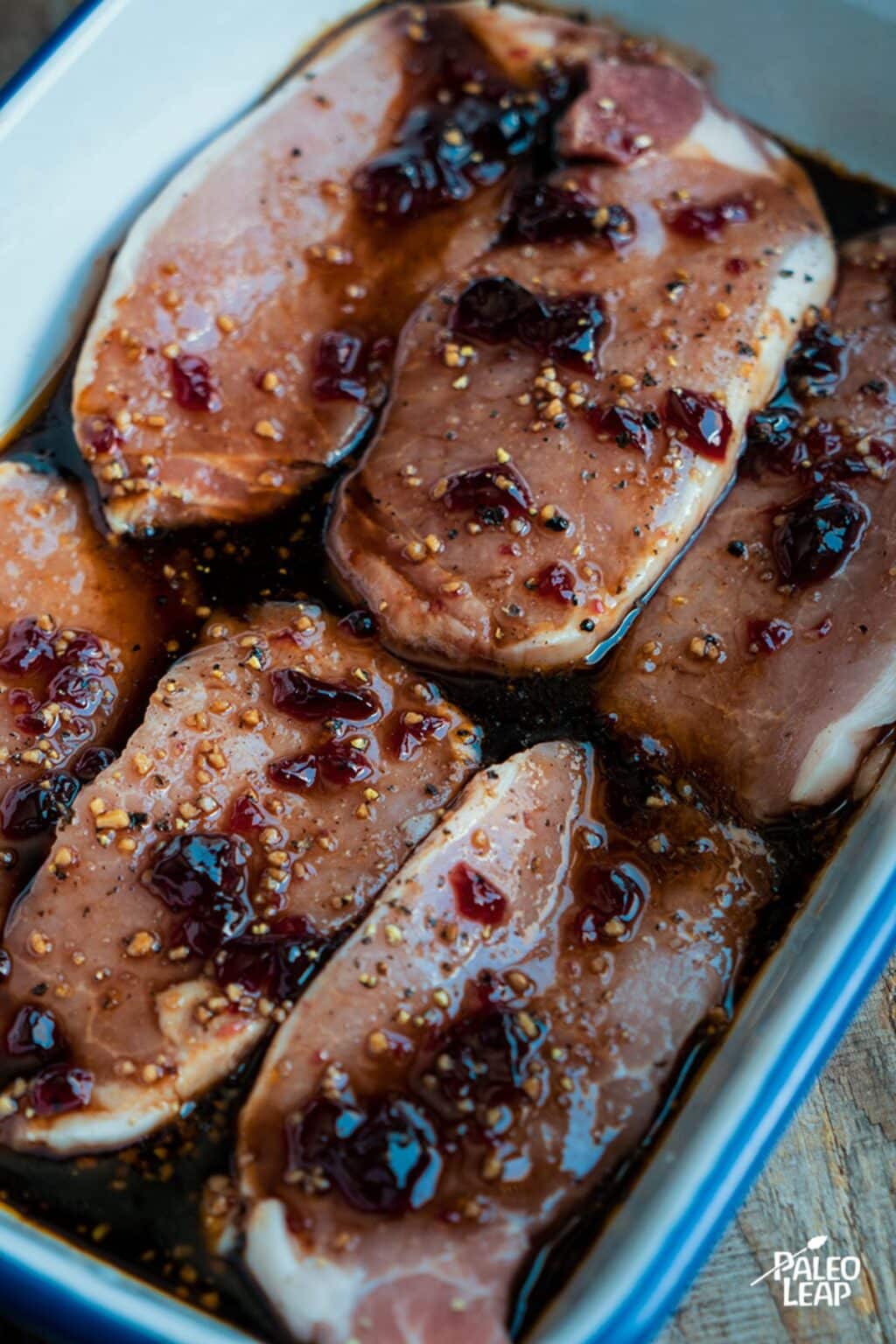 Blueberry Glazed Pork Chops Recipe Paleo Leap