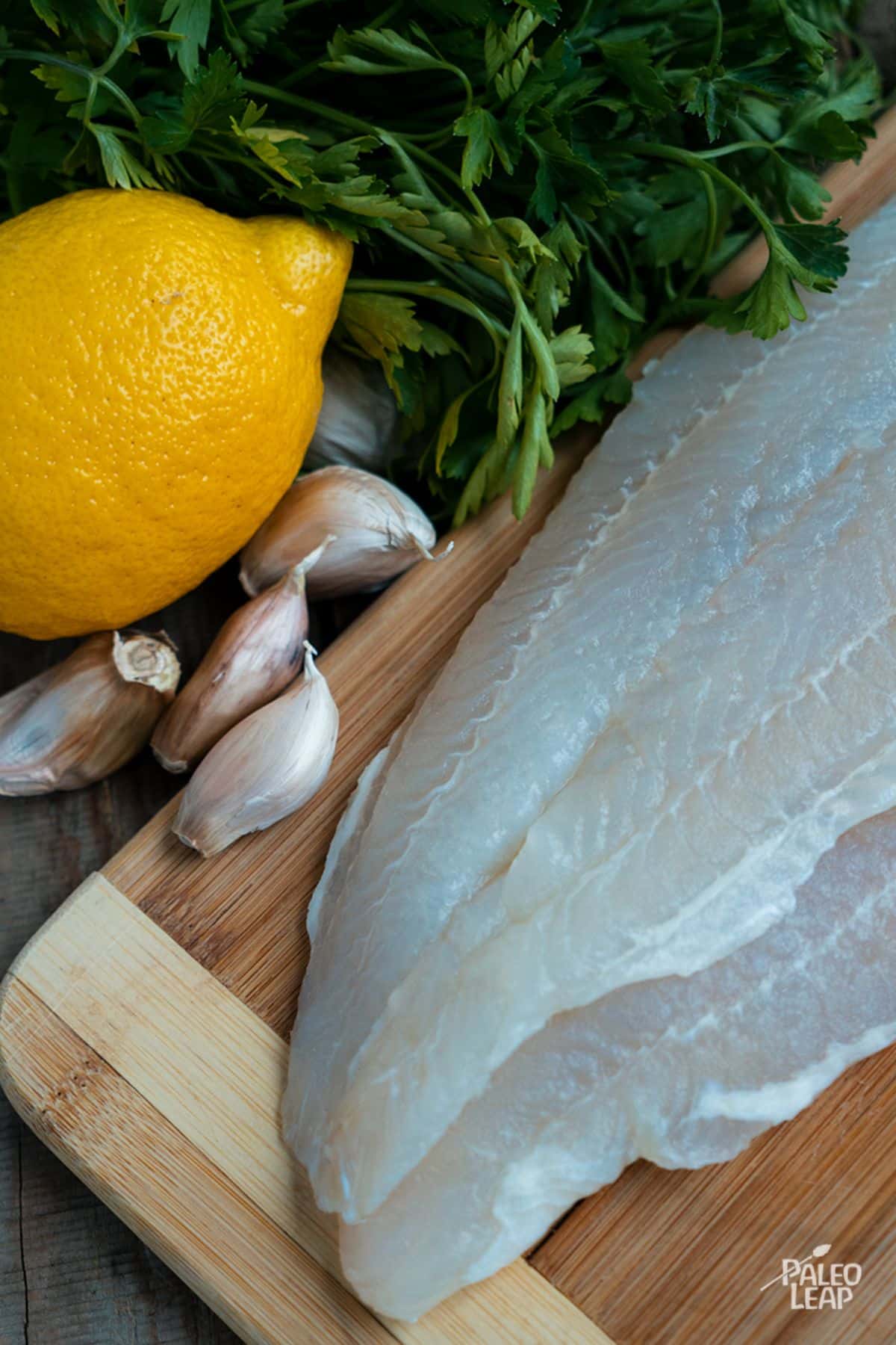 Lemon And Garlic Tilapia preparation.