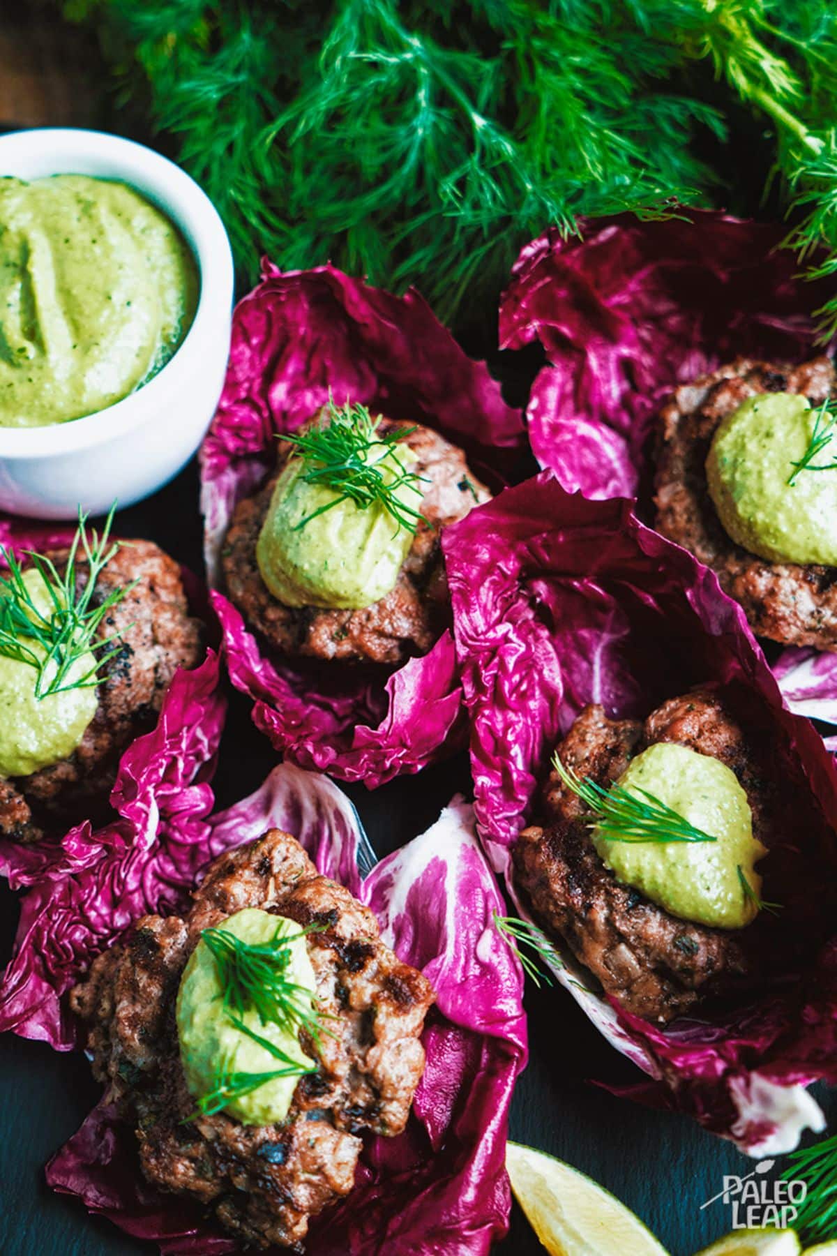 Grilled Lamb Burgers With Avocado Sauce Recipe | Paleo Leap