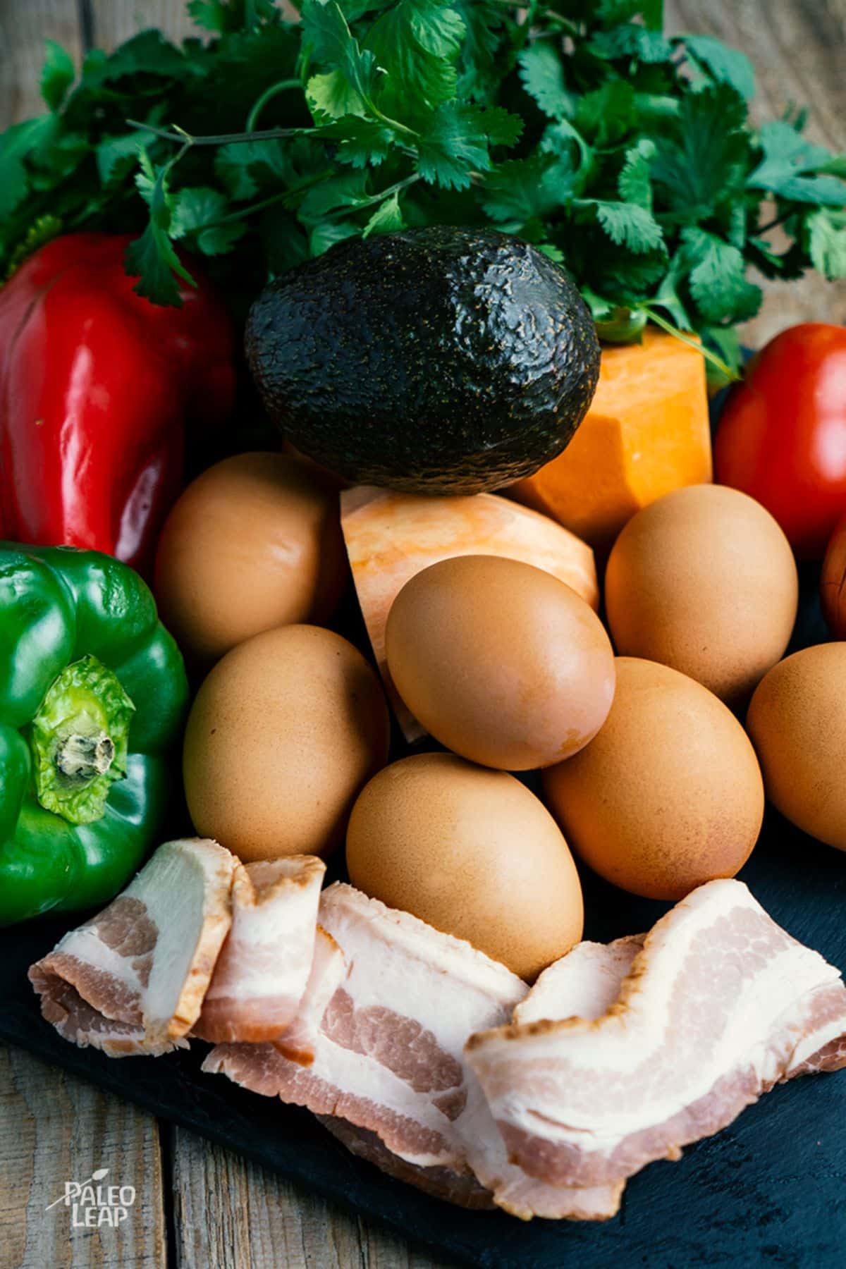 Mexican-Style Breakfast Lasagna preparation.