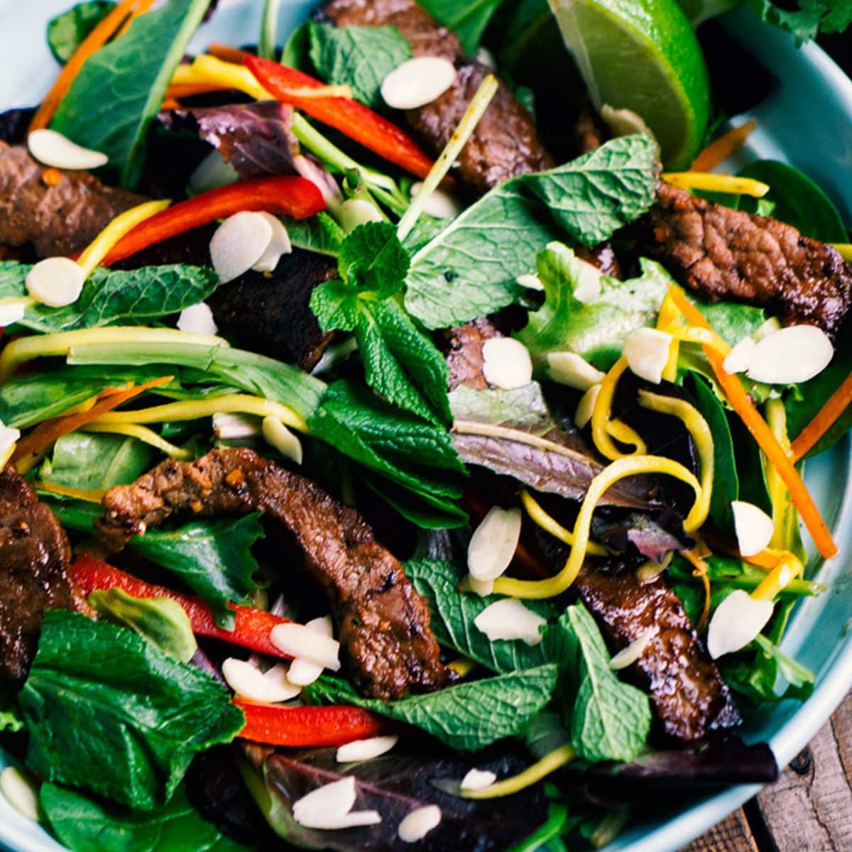 Vietnamese Style Beef Green Mango Salad: A Zesty Flavor Explosion