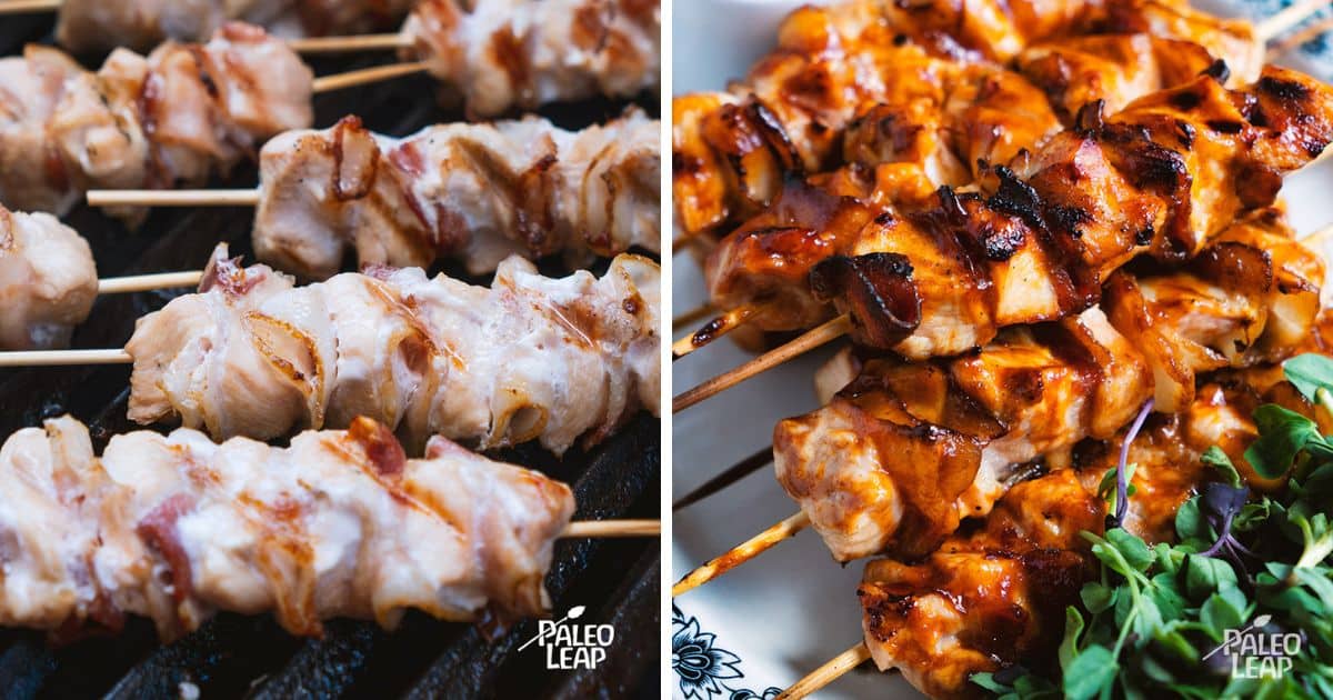 Barbecue Chicken and Bacon Skewers, Poultry Recipes