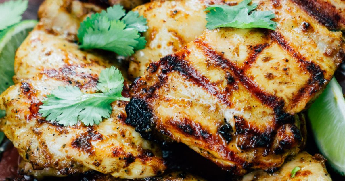 Grilled Coconut-Lime Chicken Recipe | Paleo Leap