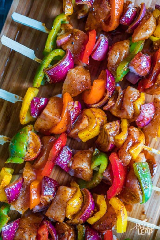 Tex-Mex Chicken Kabobs Recipe | Paleo Leap