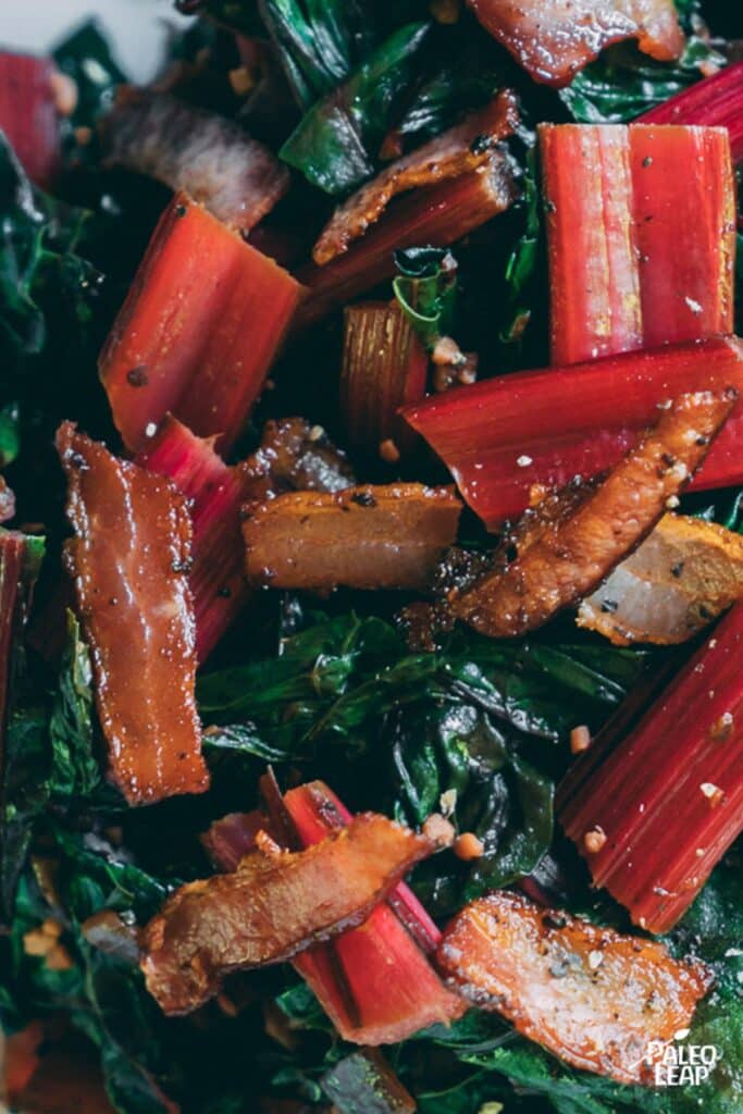 Sautéed Swiss Chard With Bacon Recipe Paleo Leap