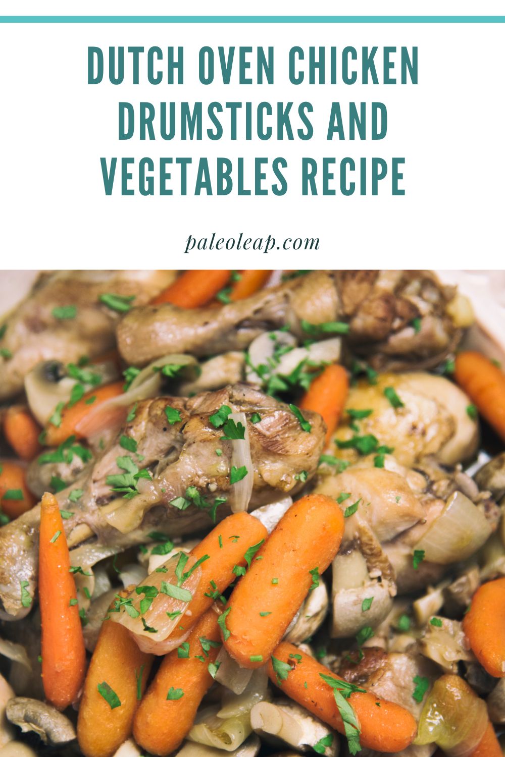 Dutch Oven Chicken Drumsticks and Vegetables Recipe | Paleo Leap