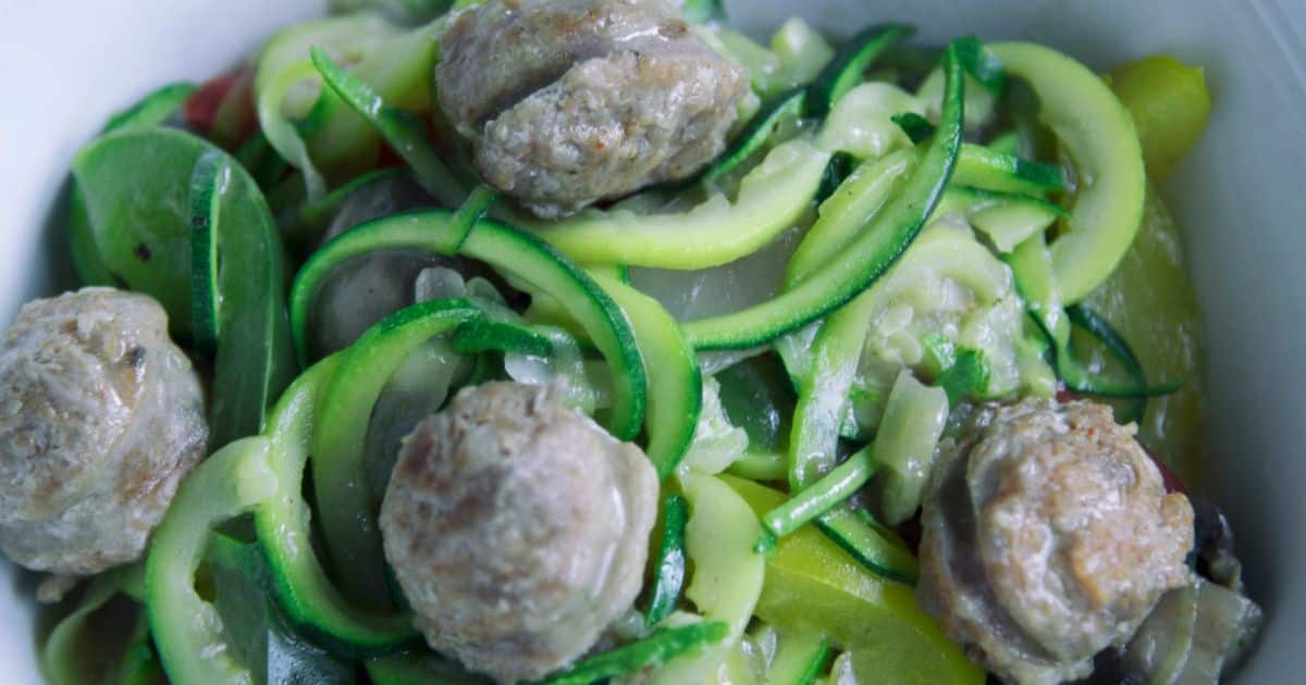 Zucchini Noodles With Sausage Recipe Paleo Leap