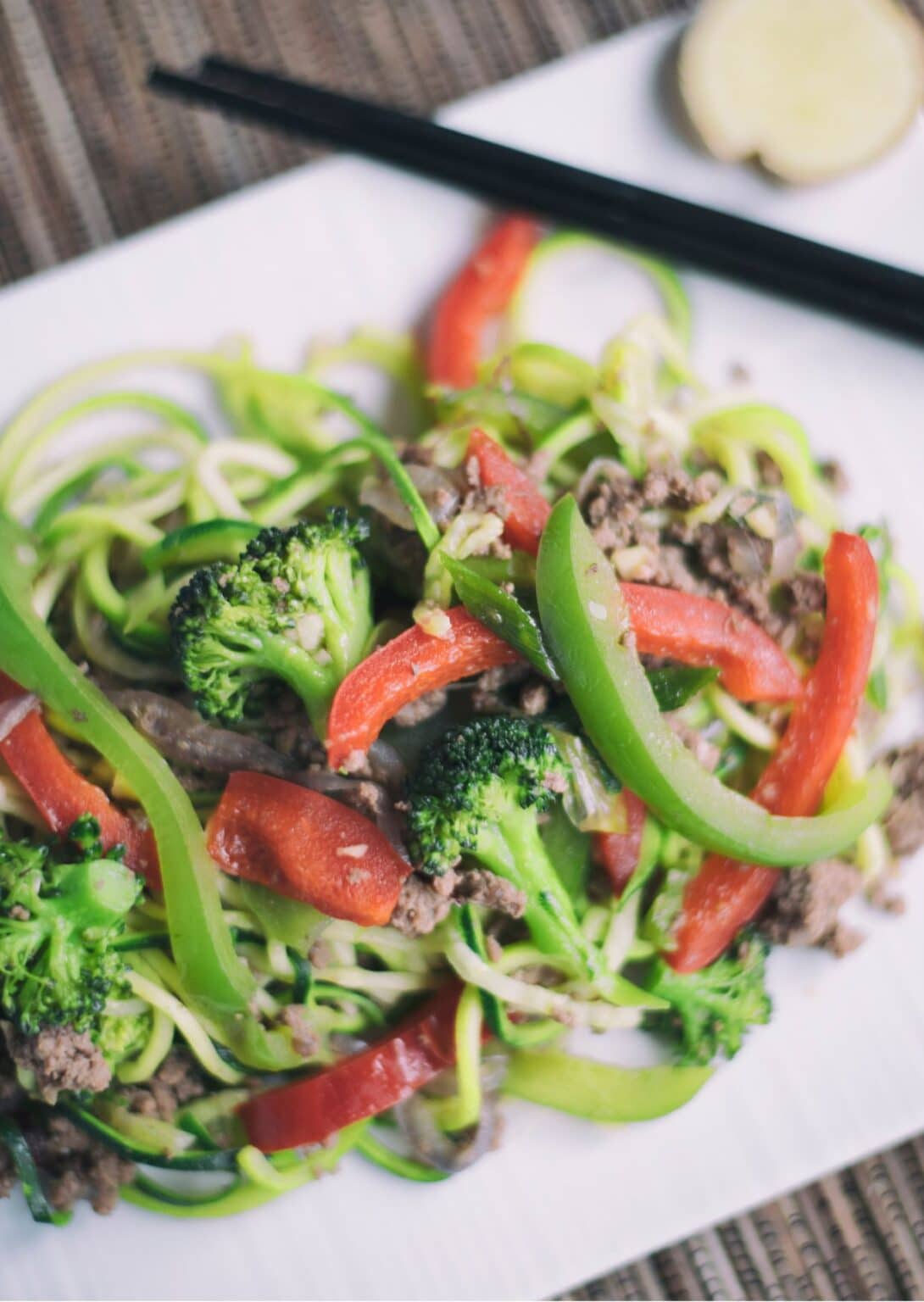 Ground Beef And Zucchini StirFry Recipe Paleo Leap