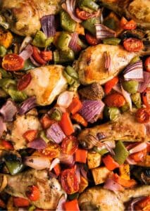 Roasted Chicken Drumsticks And Vegetables Recipe | Paleo Leap