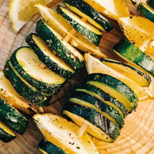 Grilled Zucchini Skewers Recipe