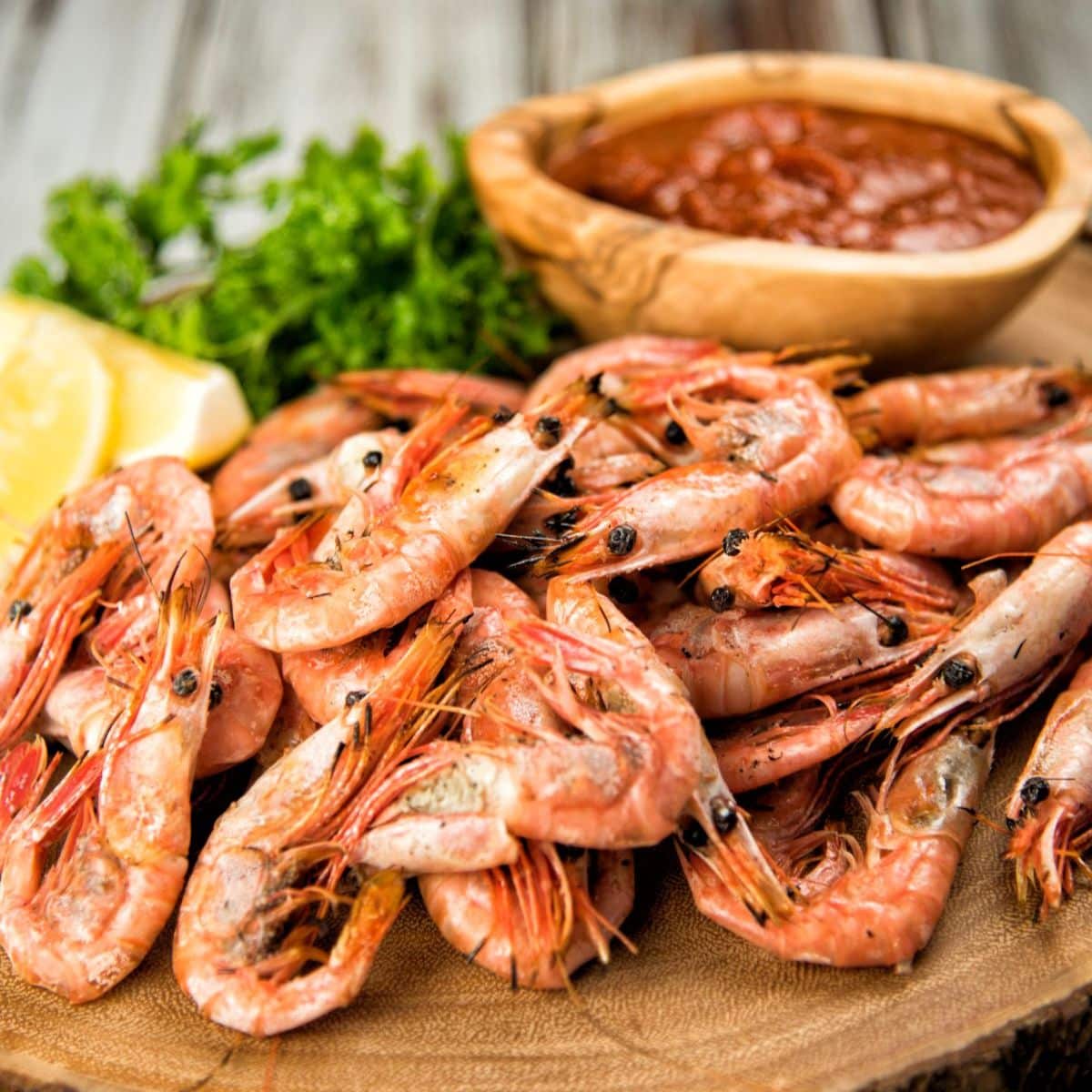 Jumbo Shrimp with Romesco Sauce Recipe