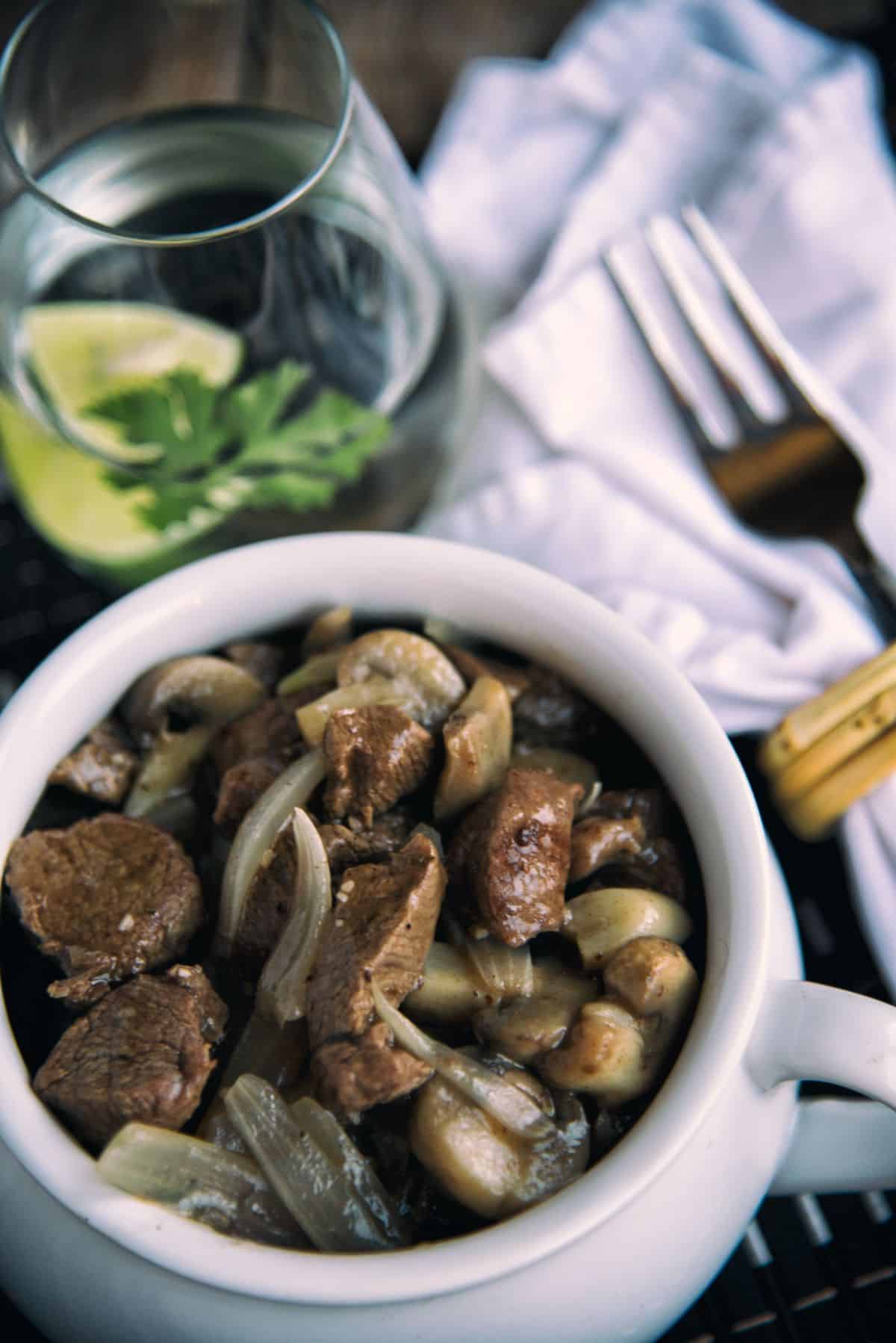 Paleo Mushroom Beef Stew