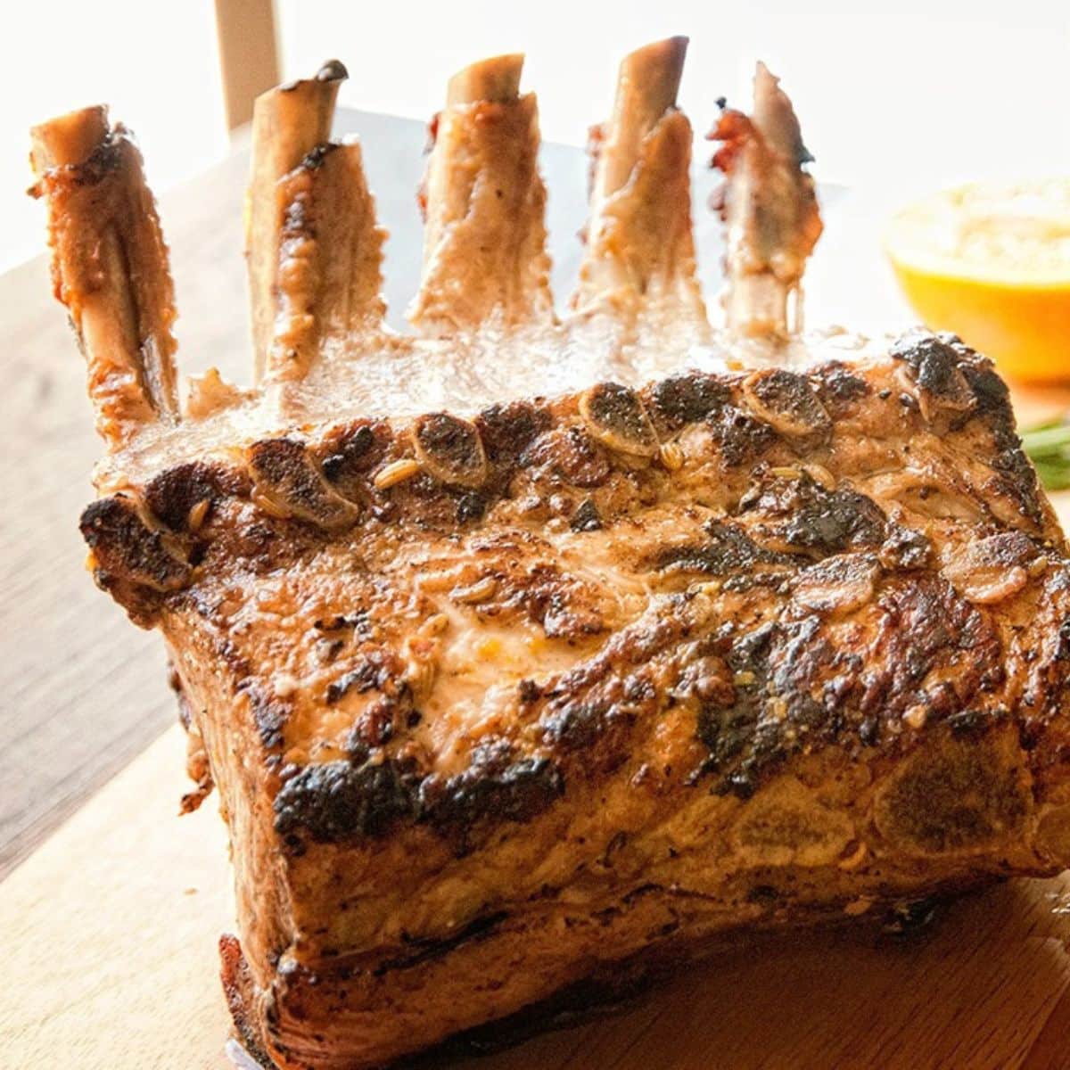 Citrus Pork Rib Roast Quick And Easy Paleo