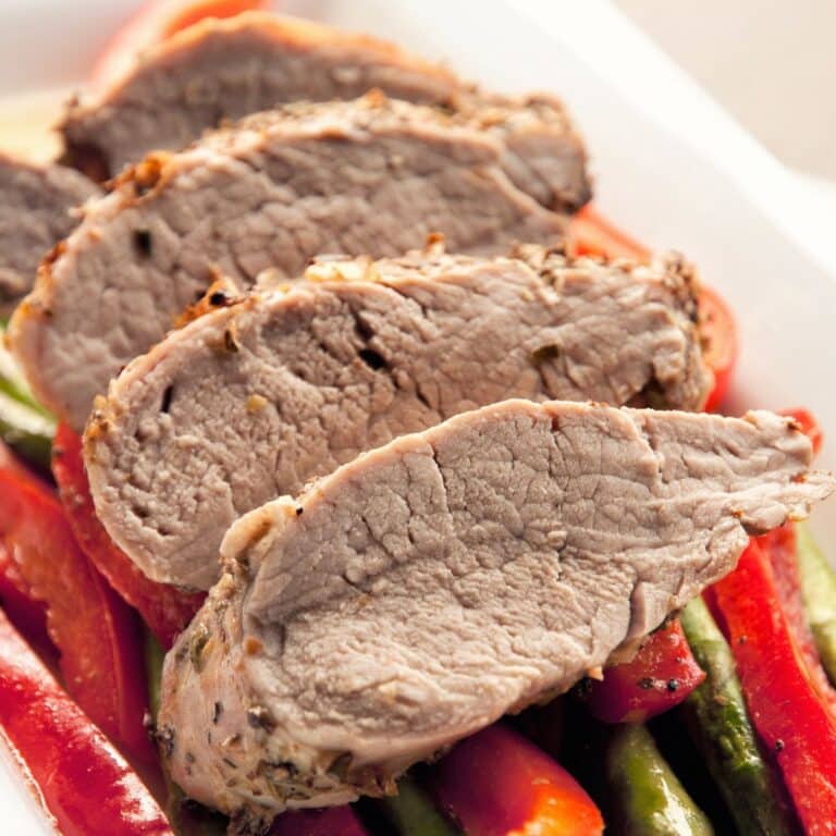 Mustard Crusted Pork Tenderloin and Vegetables | Paleo Leap