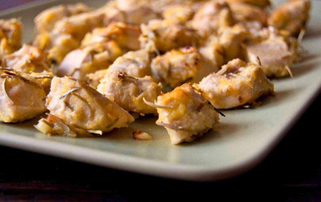 Garlic Rosemary Chicken Bites Paleo Leap