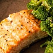 Pan-Roasted Wild Salmon With Anchovy-Rosemary Dressing
