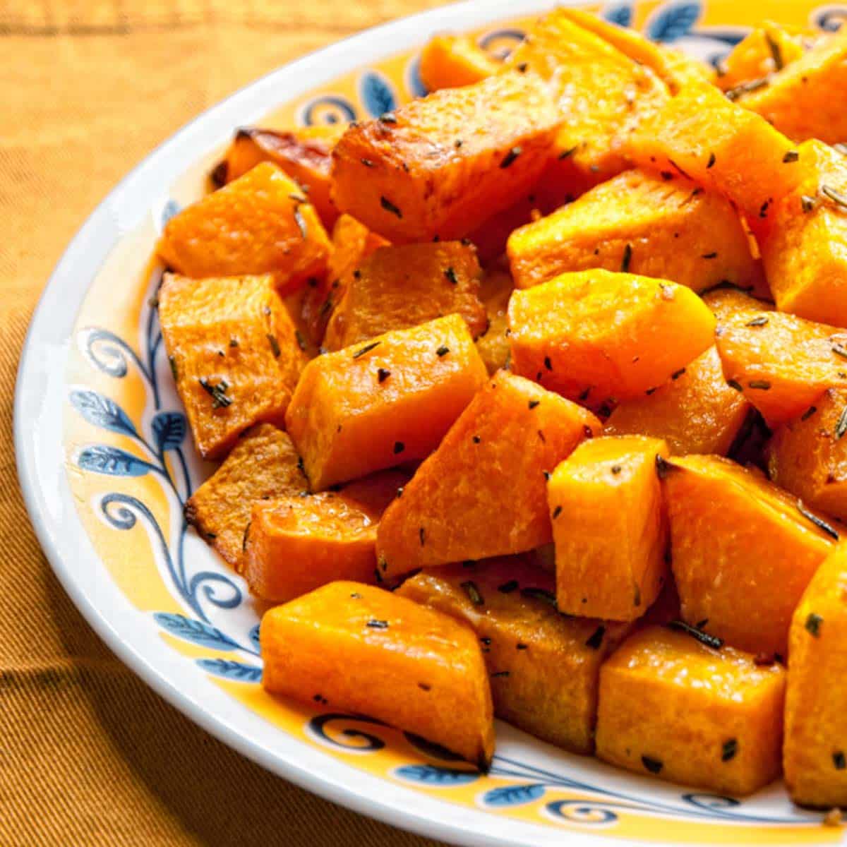 Rosemary and Balsamic Vinegar Roasted Butternut Squash Paleo Leap
