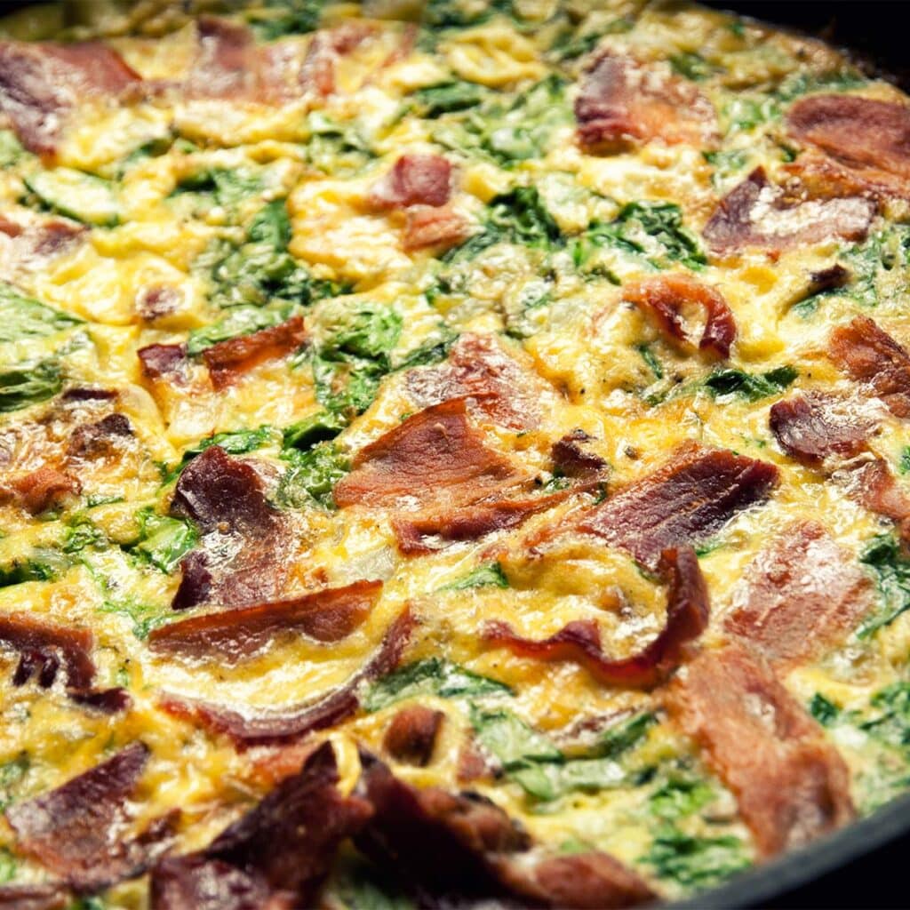 Bacon and Spinach Frittata | Paleo Leap