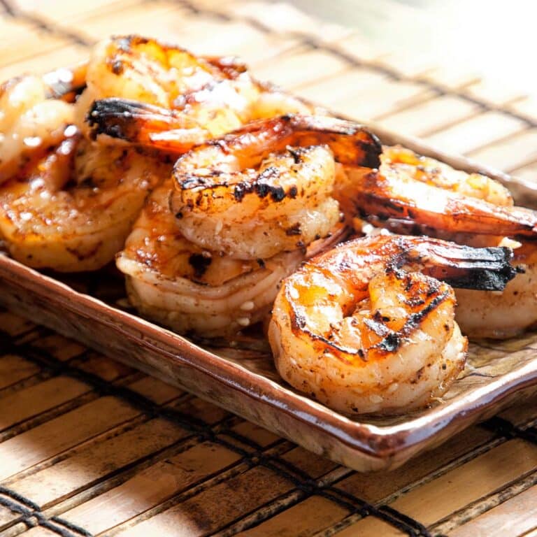 Spicy Grilled Jumbo Shrimp Recipe | Paleo Leap